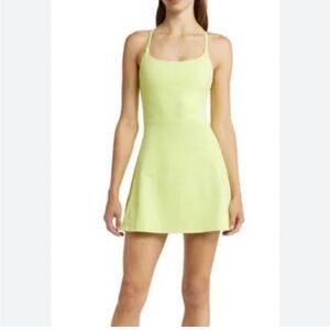 Outdoor Voices Chartreuse Exercise Dress